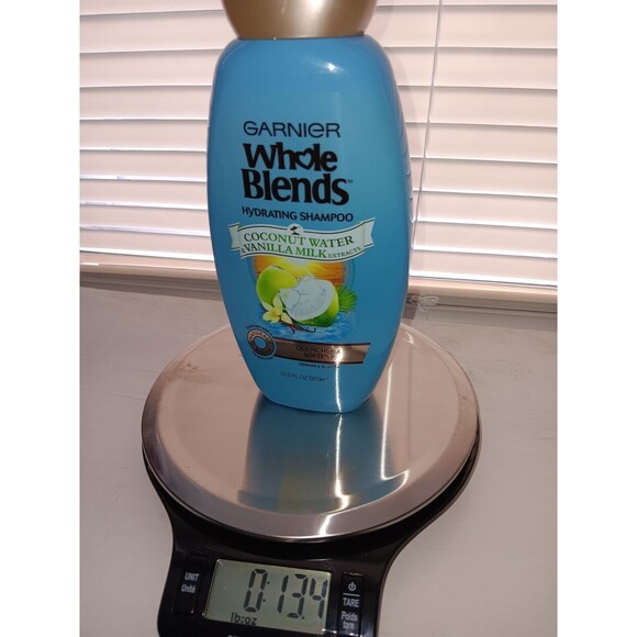 Garnier Whole Blends Shampoo with Coconut Water, Vanilla Milk Extracts 12.5 Oz - Picture 4 of 4